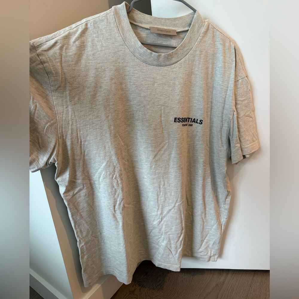 Essentials Light Gray Knit Top